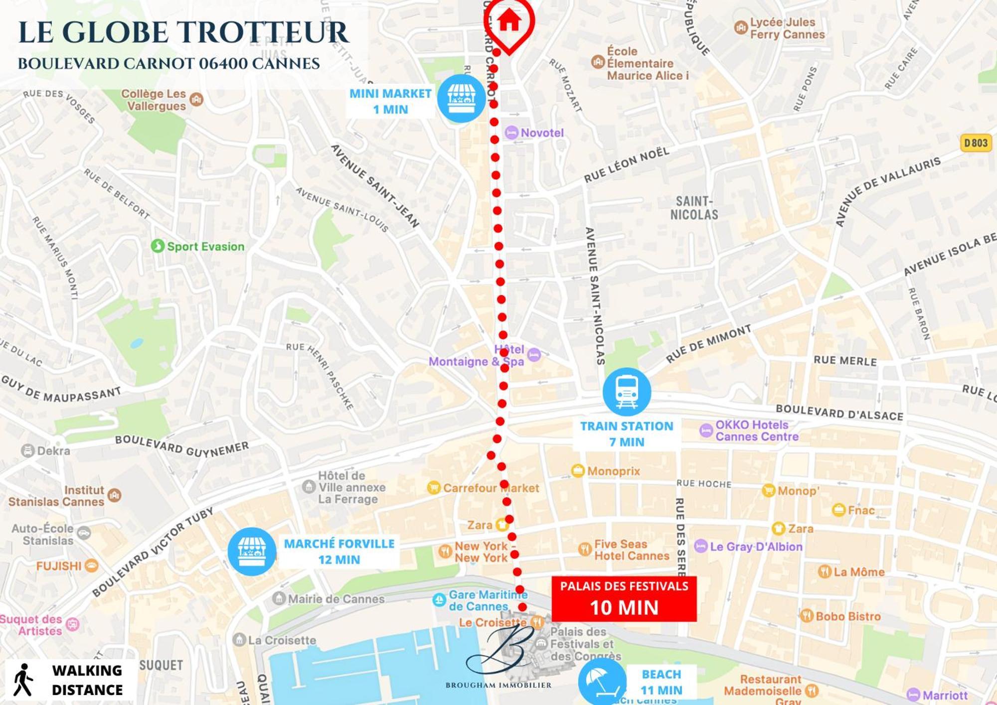 Le Globe Trotteur - 2 Pieces Cannes Centre Zewnętrze zdjęcie